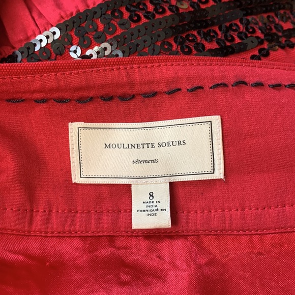 Anthropologie Sequined Suelta Skirt  8 - Picture 7 of 11